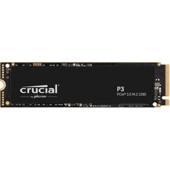Твердотельный накопитель 500Gb SSD Crucial P3 3D NAND M2 PCIe NVMe R3500Mb/<wbr>s W1900MB/<wbr>s CT500P3SSD8 - Metoo (1)