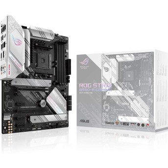 Материнская плата ASUS ROG STRIX B550-A GAMING AM4 4xDDR4 6xSATA3 Raid 2xM.2 HDMI DP ATX в Metoo.kz - Metoo (1)