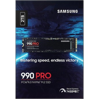 Твердотельный накопитель 2000Gb SSD Samsung 990 PRO NVMe M.2 2280 R7450Mb/<wbr>s W6900MB/<wbr>s MZ-V9P2T0BW - Metoo (2)