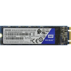 Твердотельный накопитель 250GB SSD WD BLUE NVMe 3D NAND M.2 PCIe R2400Mb/<wbr>s W950MB/<wbr>s WDS250G2B0C