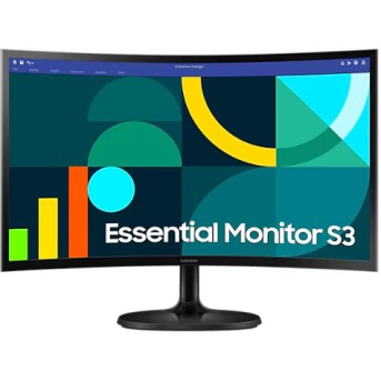 Монитор 24" SAMSUNG LS24D364GAIXCI VA 1920x1080 R1800 100Hz 4мс 250кд/<wbr>м2 1xHDMI 1xD-Sub Черный - Metoo (1)