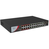 Коммутатор PoE неуправляемый HiLook NS-0326P-230(B) с 24 портами Fast Ethernet