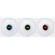 Вентилятор для корпуса Lian Li UNI FAN TL LCD 120 ARGB 3x120mm with Controller White 12TLLCD3W