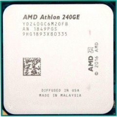 Процессор AMD Athlon 3000G, 3.5Gh(Max), AM4, 2C/<wbr>4T, L2 1MB, L3 4MB, Radeon Vega 3 Graphics, 35W, OEM