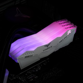 Оперативная память 32GB Kit (2x16GB) 6000MHz DDR5 Team Group DELTA RGB FF4D532G6000HC38ADC01 White - Metoo (2)