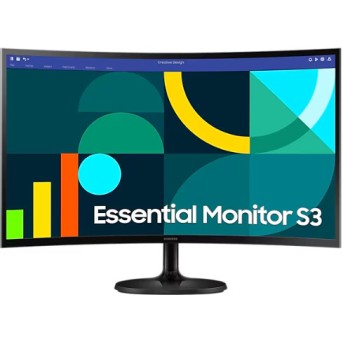 Монитор 27" SAMSUNG LS27D364GAIXCI VA R1800 1920x1080 100Hz 4мс 250кд/<wbr>м2 3000:1 1xHDMI 1xDSub Черный - Metoo (1)