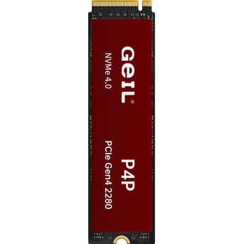 Твердотельный накопитель 1000GB SSD GEIL P4P M.2 2280 PCIe4.0 NVMe R7200MB/<wbr>s W5500MB/<wbr>s P4PDC23C1TBA - Metoo (3)