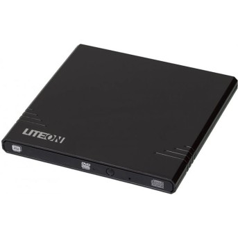 Привод LiteOn DVD-RW eBAU108-11 Slim USB 24x-8x черный - Metoo (1)