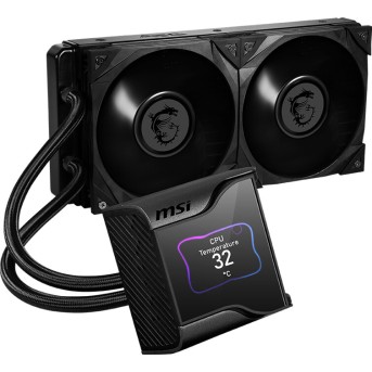 Водяное охлаждение для CPU MSI . Socket Intel/<wbr>AMD, 4pin, Fan 2x120см - Metoo (4)