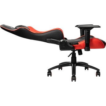 Компьютерное кресло MSI MAG CH120 Сталь / ПВХ кожа / Черно-красное - Metoo (5)