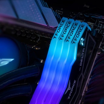 Оперативная память 64GB Kit (2x32GB) 6000MHz DDR5 Team Group DELTA RGB FF3D564G6000HC38ADC01 Black - Metoo (3)