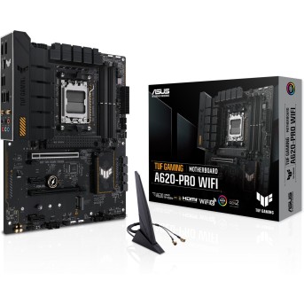 Материнская плата ASUS TUF GAMING A620-PRO WIFI AM5 4xDDR5 4xSATA3 RAID 2xM.2 HDMI DP ATX - Metoo (3)