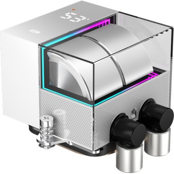 Водяное охлаждение для CPU PCCooler , TDP 310W, ARGB 3x120см, LGA Intel/<wbr>AMD Белый - Metoo (6)