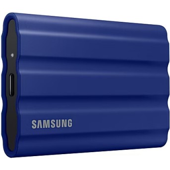 Внешний SSD 2000Gb Samsung T7 Shield USB 3.2 Gen.2 (10 Гбит/<wbr>c) AES 256 Синий MU-PE2T0R/<wbr>EU - Metoo (7)