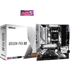Материнская плата ASRock B650M PRO RS AM5 4xDDR5 4xSATA3 3xM.2 HDMI DP mATX