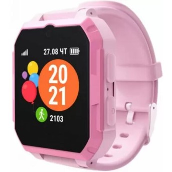 Смарт часы Geozon G-Kids 4G Ultra розовый - Metoo (1)