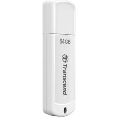 USB Флеш 64GB 2.0 Transcend TS64GJF370 белый