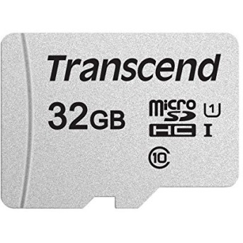Карта памяти MicroSD 32GB Class 10 U1 Transcend TS32GUSD300S - Metoo (1)