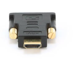 Переходник HDMI <-> DVI Cablexpert A-HDMI-DVI-1, 19M/<wbr>19M, золотые разъемы, пакет, черный