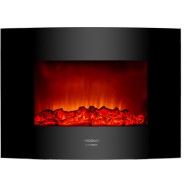 Камин электрический настенный Cecotec ReadyWarm 2200 Curved Flames черный..