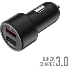 Зарядное устройство автомобильное Olmio АЗУ 30W черный