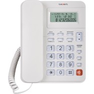 Телефон проводной Texet TX-250 белый