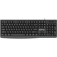 Клавиатура проводная Defender Navigator HB-138 RU черный..