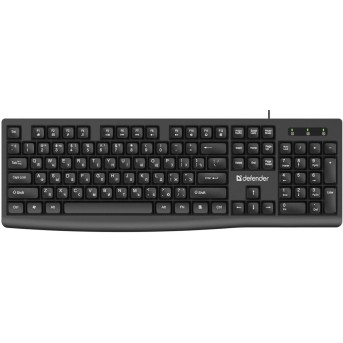 Клавиатура проводная Defender Navigator HB-138 RU черный в Metoo.kz - Metoo (1)