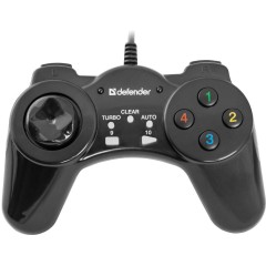 Геймпад проводной Defender Vortex USB черный