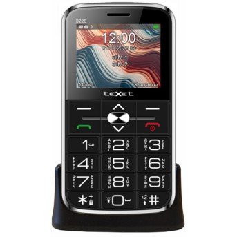 Мобильный телефон Texet TM-B228 черный в Metoo.kz - Metoo (1)