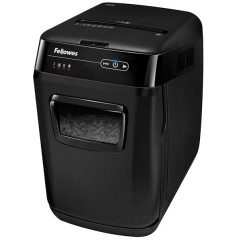 Шредер Fellowes® AutoMax® 150C, автоподача, DIN P-4, 4х38мм, 150лст. авто, 8 ручн., 32 лтр., авторев