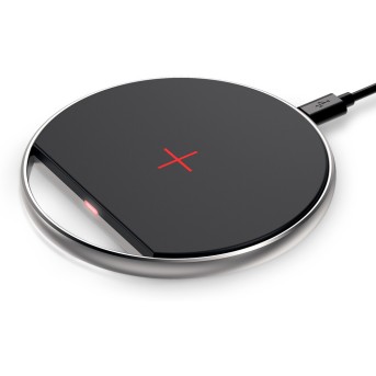 Беспроводное зарядное устройство Olmio 15W Quick Charge черный - Metoo (1)
