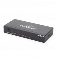 Разветвитель HDMI Cablexpert DSP-4PH4-02, HD19F/<wbr>4x19F, 1 компьютер => 4 монитора, Full-HD, 3D, 1.4v,