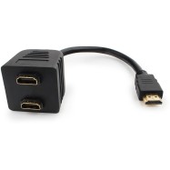 Разветвитель HDMI Cablexpert DSP-2PH4-002, HD19F/2x19F, 1 компьютер => 2 монитора, пасcивный, Full-H