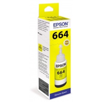 Чернила Epson C13T66444A L100/110/120/1300/132/200/210/222/300/312/350/355/362/366/456/550/555/566 желтый в Metoo.kz - Metoo (1)