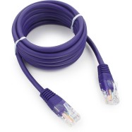 Патч-корд UTP Cablexpert PP12-2M/V кат.5e, 2м, литой, многожильный (фиолетовый)