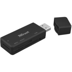 Картридер Trust NANGA 23417 USB 3.1 черный