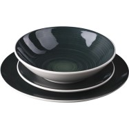 Набор посуды Bergner Classique BG BG-10233-GR (12 тарелок) зеленый