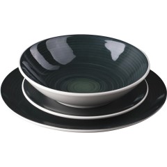 Набор посуды Bergner Classique BG BG-10233-GR (12 тарелок) зеленый