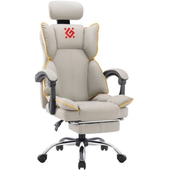 Игровое кресло Defender Ego (L) бежевый в Metoo.kz - Metoo (1)