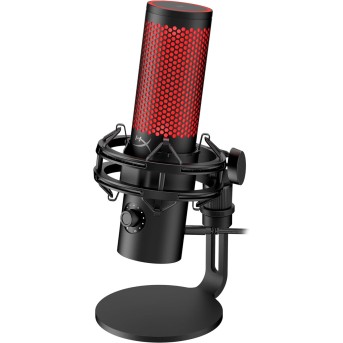 Настольный микрофон HyperX 872V1AA QuadCast 2 на подставке черный - Metoo (1)
