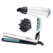 Набор фен + выпрямитель Remington S8500GP белый
