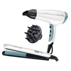 Набор фен + выпрямитель Remington S8500GP белый
