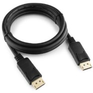 Кабель DisplayPort Cablexpert CC-DP3-2M, v1.3, 2м, 20M/20M, черный, экран, пакет черный