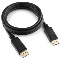 Кабель DisplayPort Cablexpert CC-DP3-2M, v1.3, 2м, 20M/<wbr>20M, черный, экран, пакет черный