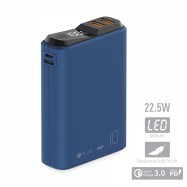 Зарядное устройство Power bank Olmio QS-10, 10000mAh, синий