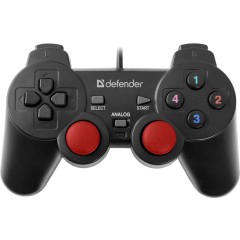 Геймпад проводной Defender Glyder USB черный..
