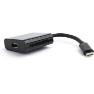 Переходник USB Cablexpert A-CM-HDMIF-01, USB Type-C/HDMI, 15см, пакет