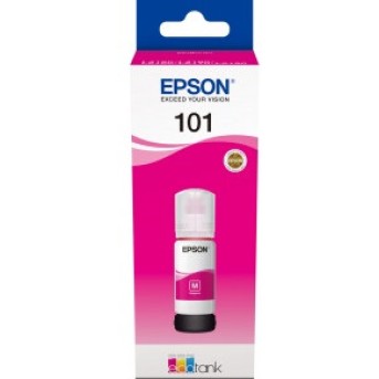 Чернила Epson C13T03V34A 101 EcoTank 70ml для L4150/<wbr>L4160 пурпурный - Metoo (1)