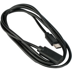Кабель-удлинитель USB2.0 Cablexpert CCP-USB2-CMCF-1M, Type-C(М)/<wbr>Type-C(F), 3А, 60Вт, PD/<wbr>QC3.0, медь, Pro, 1м, черн, пакет